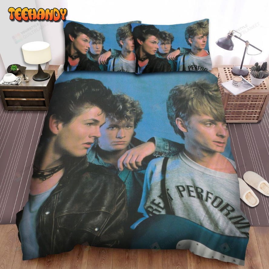 A-Ha Music Band Vintage Style Photo Spread Comforter Bedding Sets