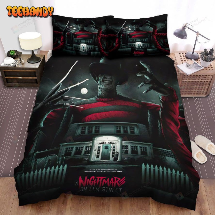 A Nightmare On Elm Street Movie Art Spread Comforter Bedding Sets Ver 15