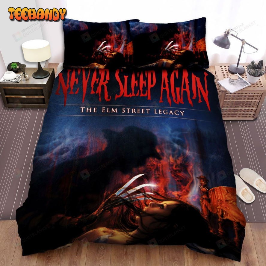 A Nightmare On Elm Street Movie Art Spread Comforter Bedding Sets Ver 16