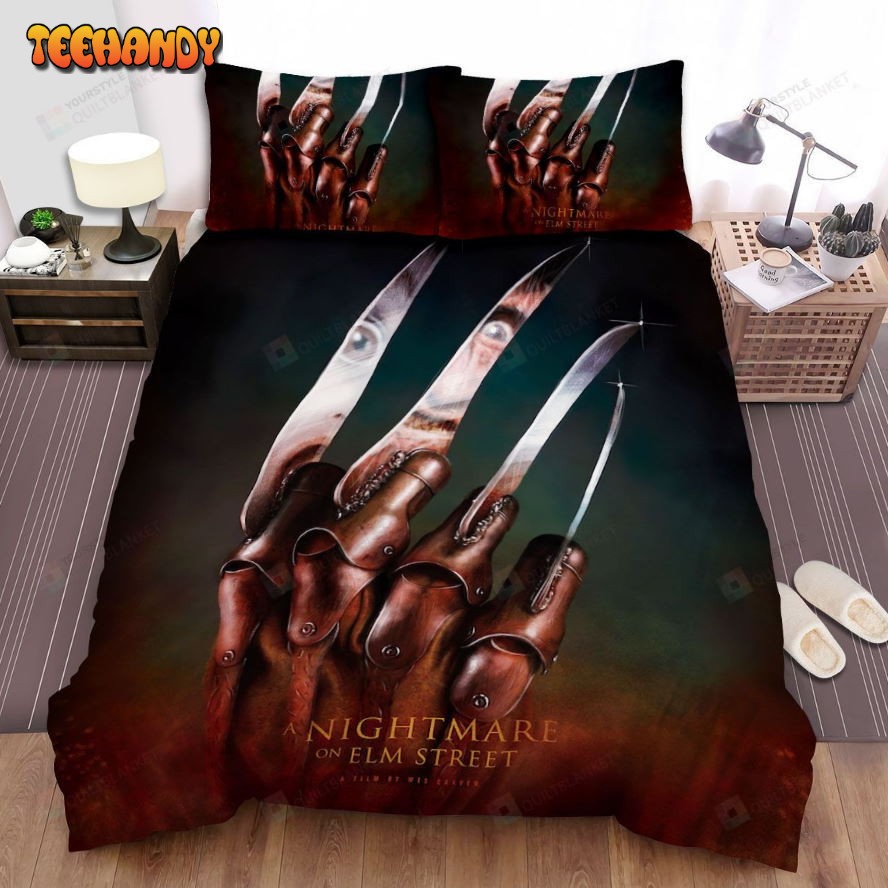 A Nightmare On Elm Street Movie Art Spread Comforter Bedding Sets Ver 17