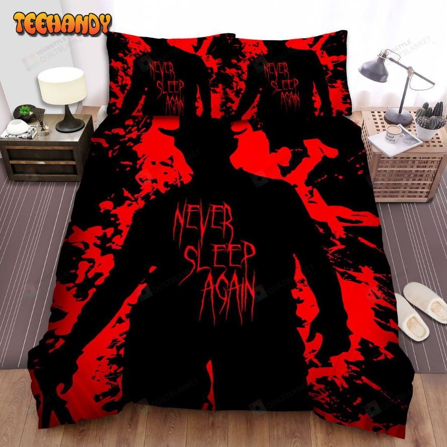 A Nightmare On Elm Street Movie Art Spread Comforter Bedding Sets Ver 18