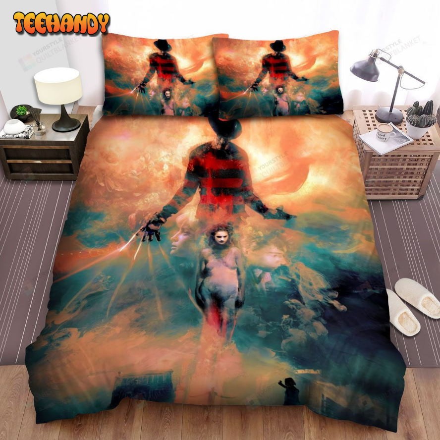 A Nightmare On Elm Street Movie Cloud Photo Comforter Bedding Sets