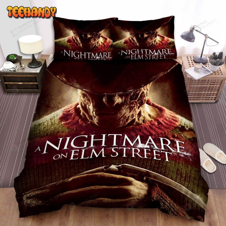 A Nightmare On Elm Street Movie Poster I Spread Comforter Bedding Sets