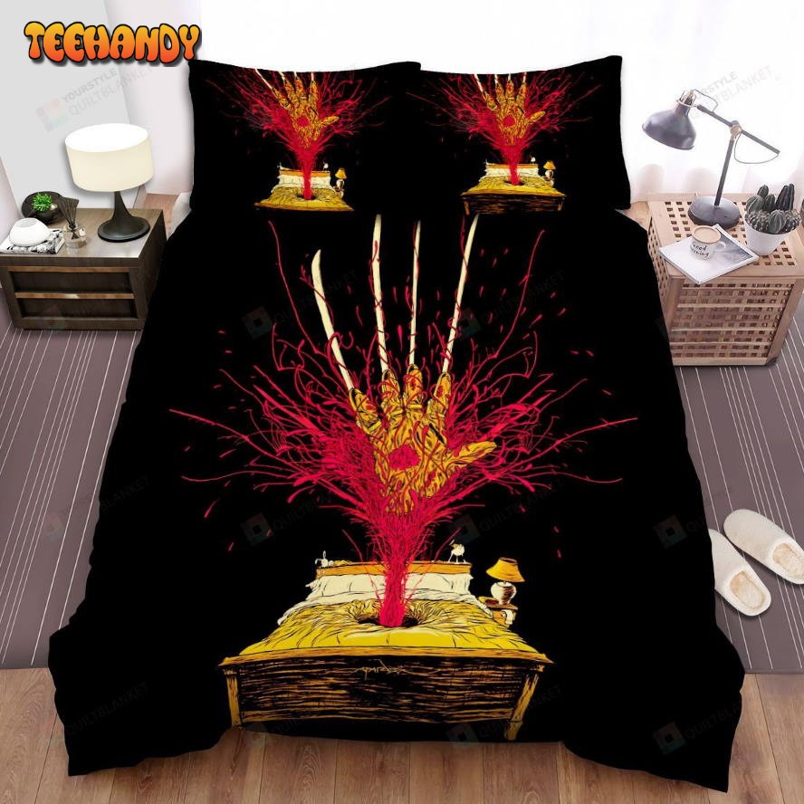 A Nightmare On Elm Street Movie Poster Ii Spread Comforter Bedding Sets