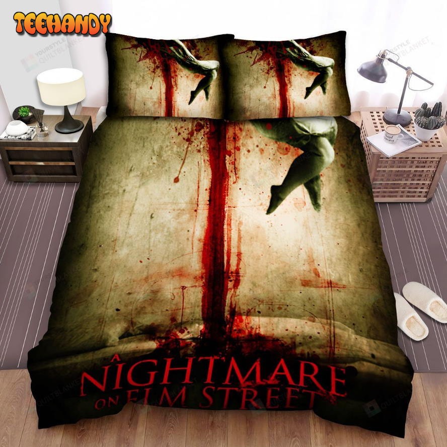 A Nightmare On Elm Street Movie Poster Spread Comforter Bedding Sets Ver 2