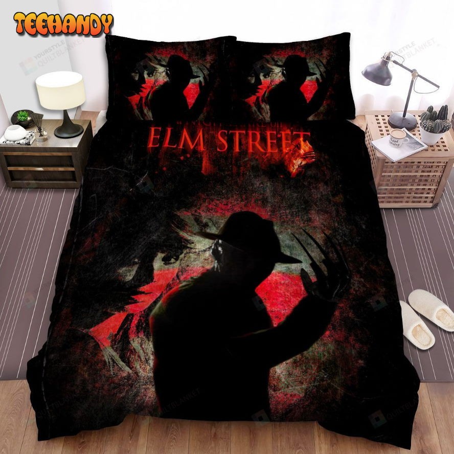 A Nightmare On Elm Street Movie Poster Spread Comforter Bedding Sets Ver 4