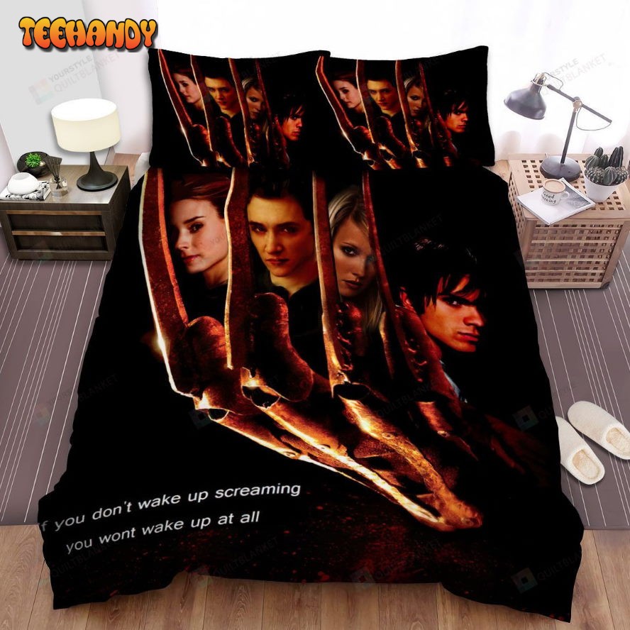 A Nightmare On Elm Street Movie Poster Spread Comforter Bedding Sets Ver 5