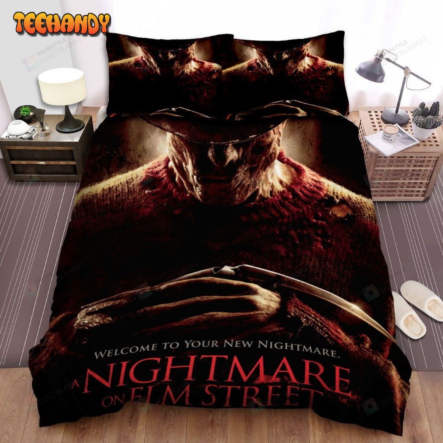 A Nightmare On Elm Street Movie Poster Spread Comforter Bedding Sets Ver 7