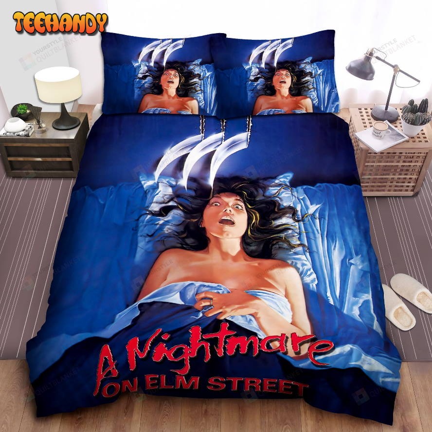 A Nightmare On Elm Street Reworked Art Movie Poster Comforter Bedding Sets