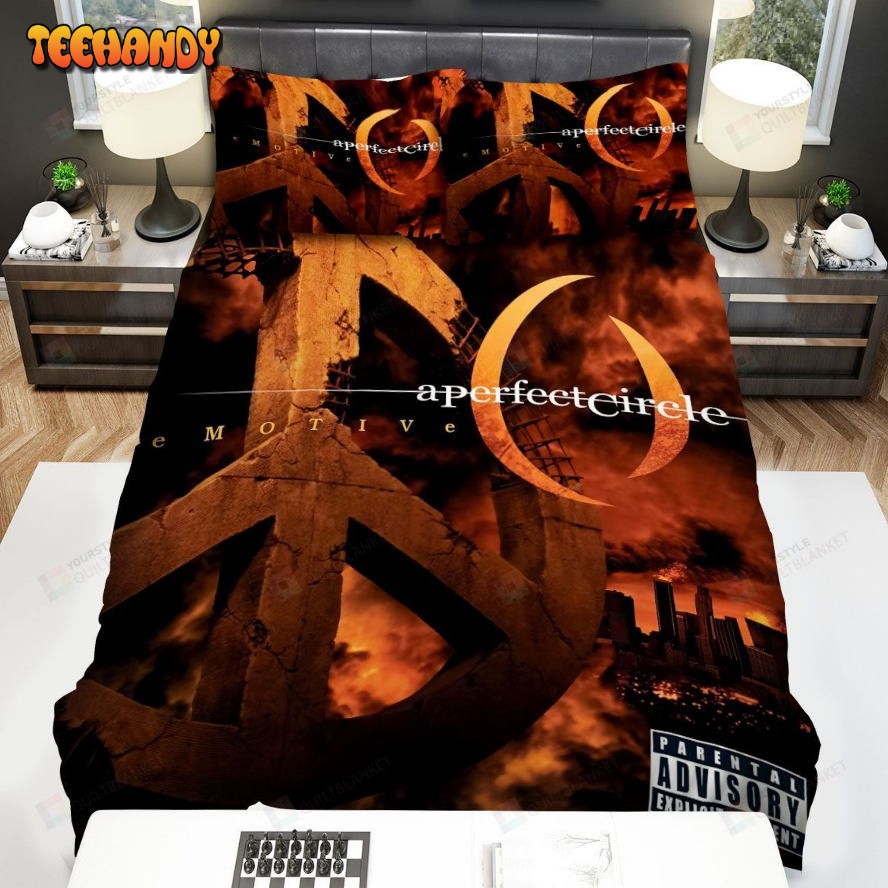 A Perfect Circle Album Emotive Spread Comforter Duvet Cover Bedding Sets