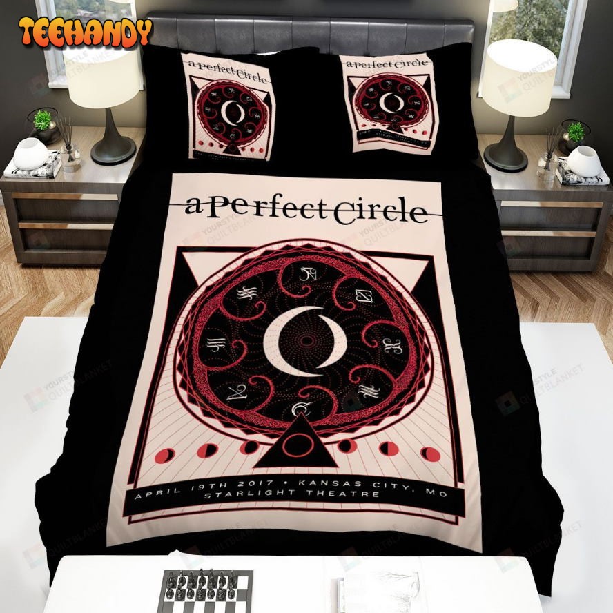 A Perfect Circle Poster Bed Sheets Spread Comforter Duvet Cover Bedding Sets