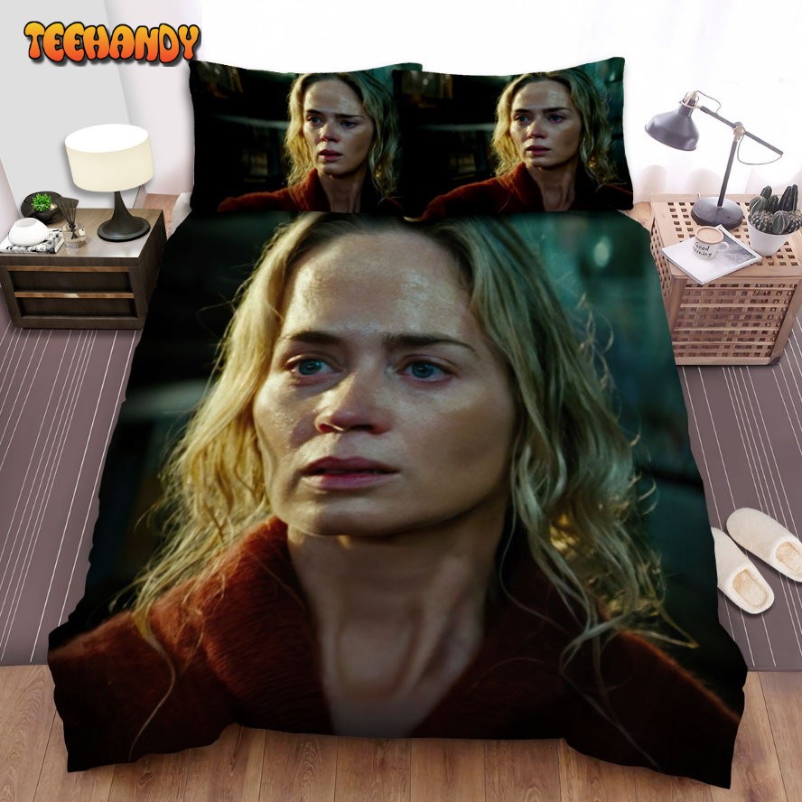 A Quiet Place (I) Evelyn Abbott Movie Poster Spread Comforter Bedding Sets Ver 2