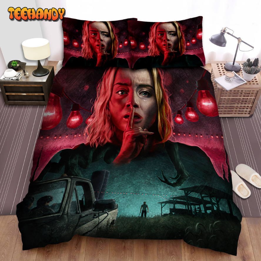 A Quiet Place (I) Movie Art Spread Comforter Bedding Sets Ver 8