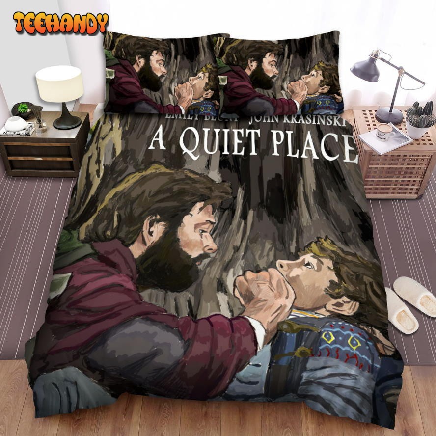 A Quiet Place (I) Movie Art Spread Comforter Duvet Cover Bedding Sets Ver 2