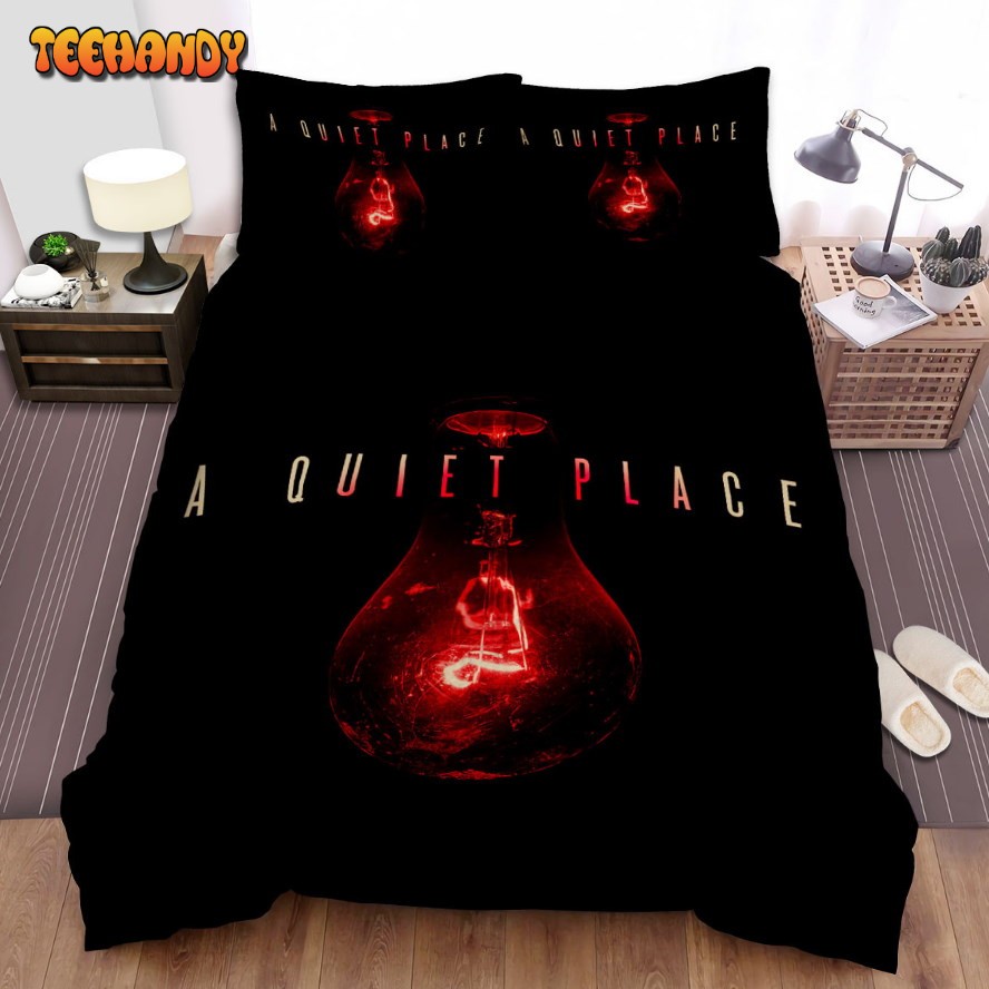 A Quiet Place (I) Movie Poster Comforter Duvet Cover Bedding Sets Ver 2