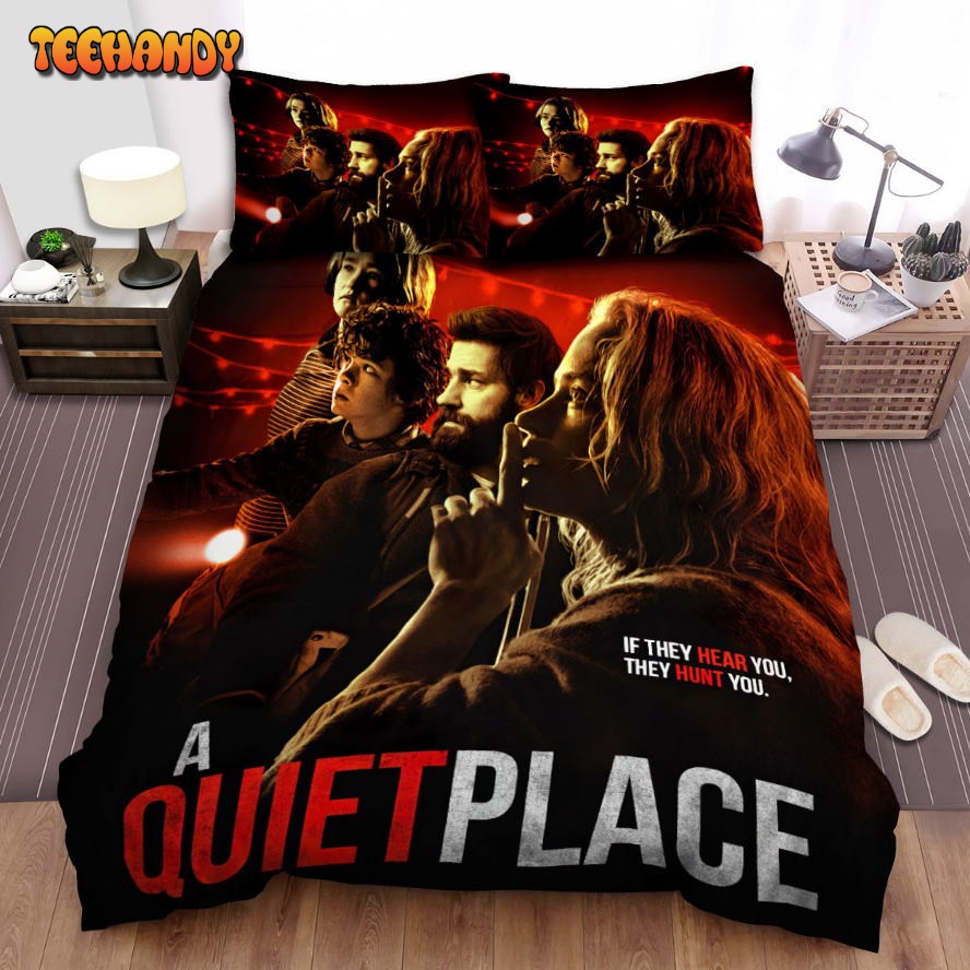 A Quiet Place (I) Movie Poster Comforter Duvet Cover Bedding Sets Ver 4