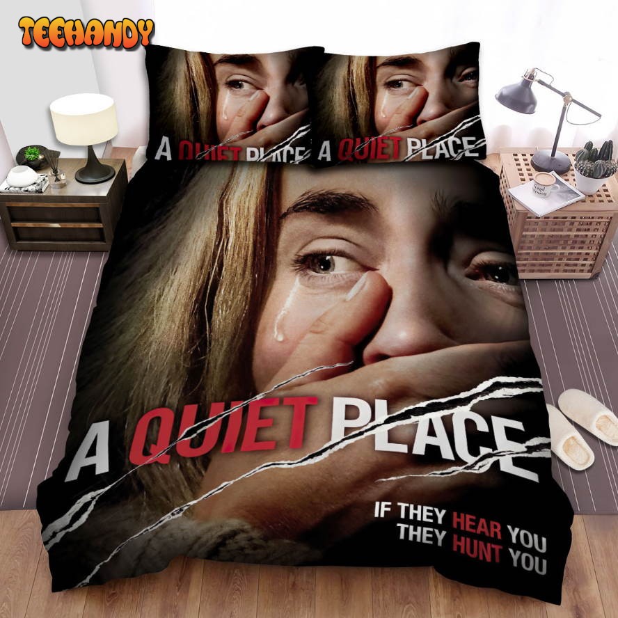 A Quiet Place (I) Movie Poster Comforter Duvet Cover Bedding Sets Ver 7