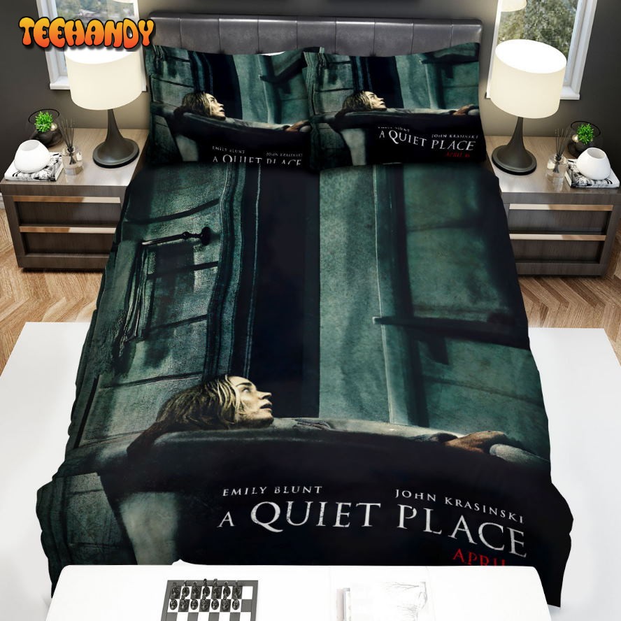 A Quiet Place (I) Movie Poster Comforter Duvet Cover Bedding Sets Ver 8