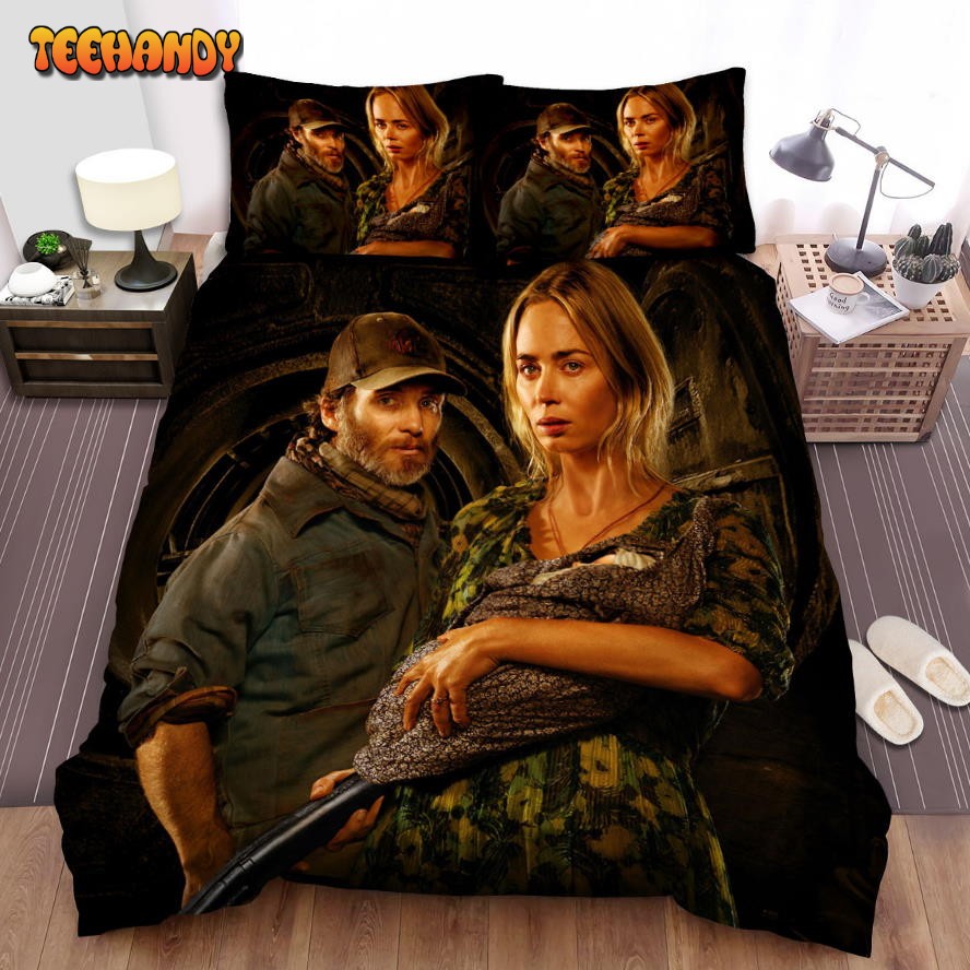 A Quiet Place Part Ii Evelyn Abbott and Emmett Movie Poster Bedding Sets