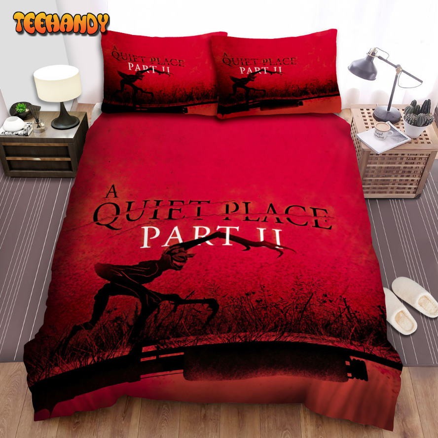 A Quiet Place Part Ii Movie Art Spread Comforter Bedding Sets Ver 1