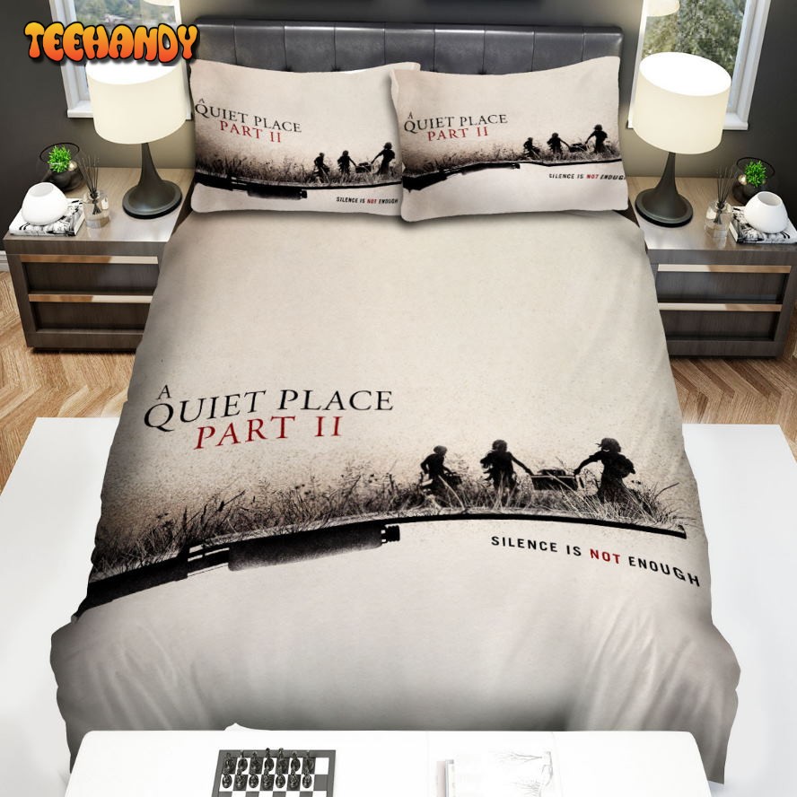 A Quiet Place Part Ii Movie Art Spread Comforter Bedding Sets Ver 2