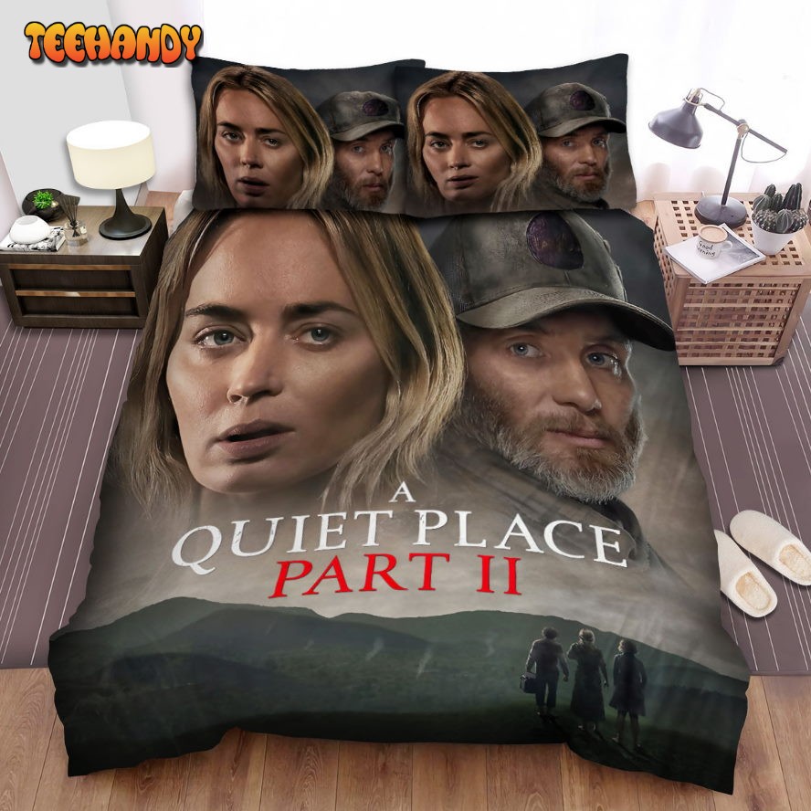 A Quiet Place Part Ii Movie Poster Spread Comforter Bedding Sets Ver 1