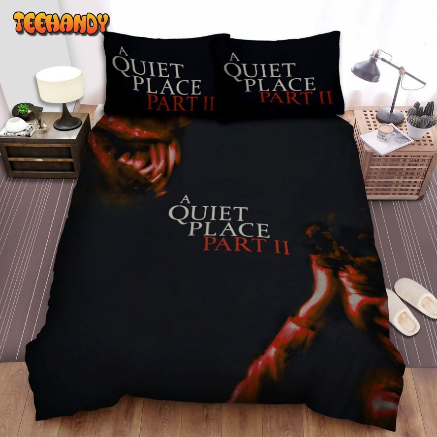 A Quiet Place Part Ii Movie Poster Spread Comforter Bedding Sets Ver 3