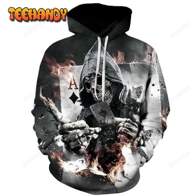 A1 Skull 3D Hoodie For Men Women All Over 3D Printed Hoodie