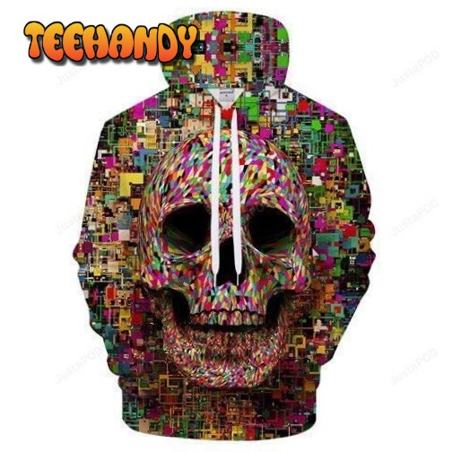 A6 Skull 3D Hoodie For Men Women All Over 3D Printed Hoodie