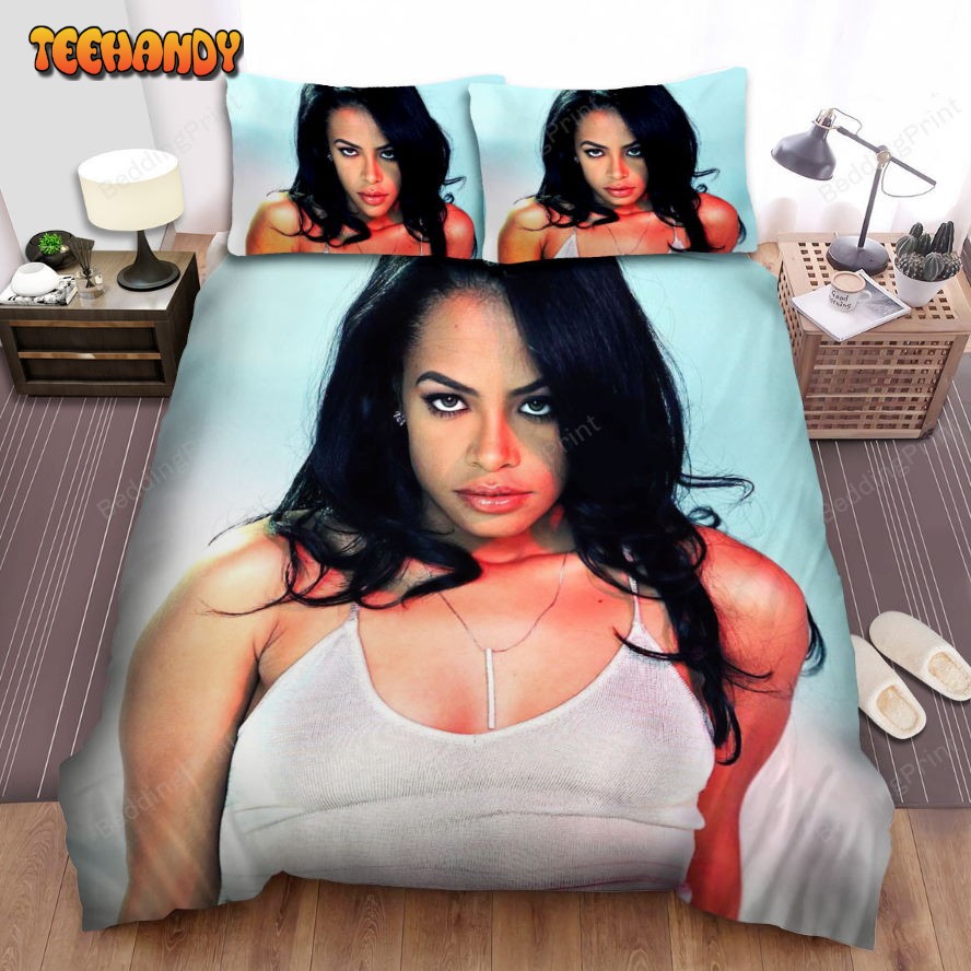 Aaliyah Singer Famous People Aaliyah Biography Duvet Cover Bedding Sets