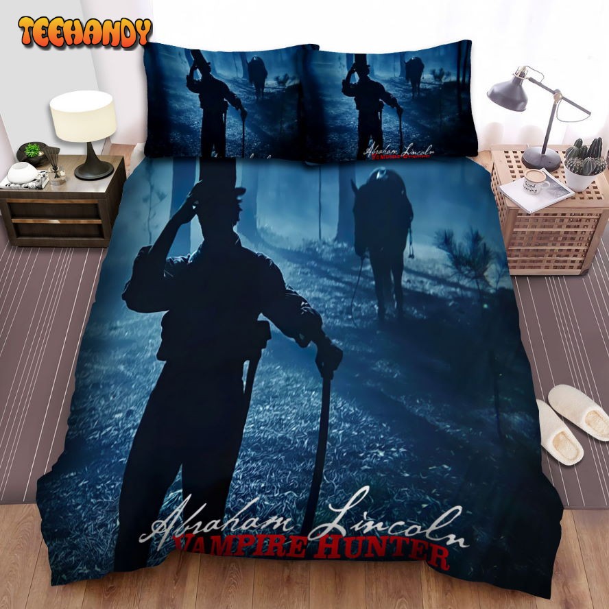 Abraham Lincoln Vampire Hunter (2012) Two Men’s Shadows Movie Bedding Sets