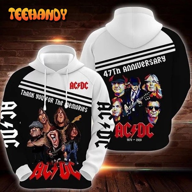 ACDC CLASSIC ROCK BAND 3D Hoodie For Men Women