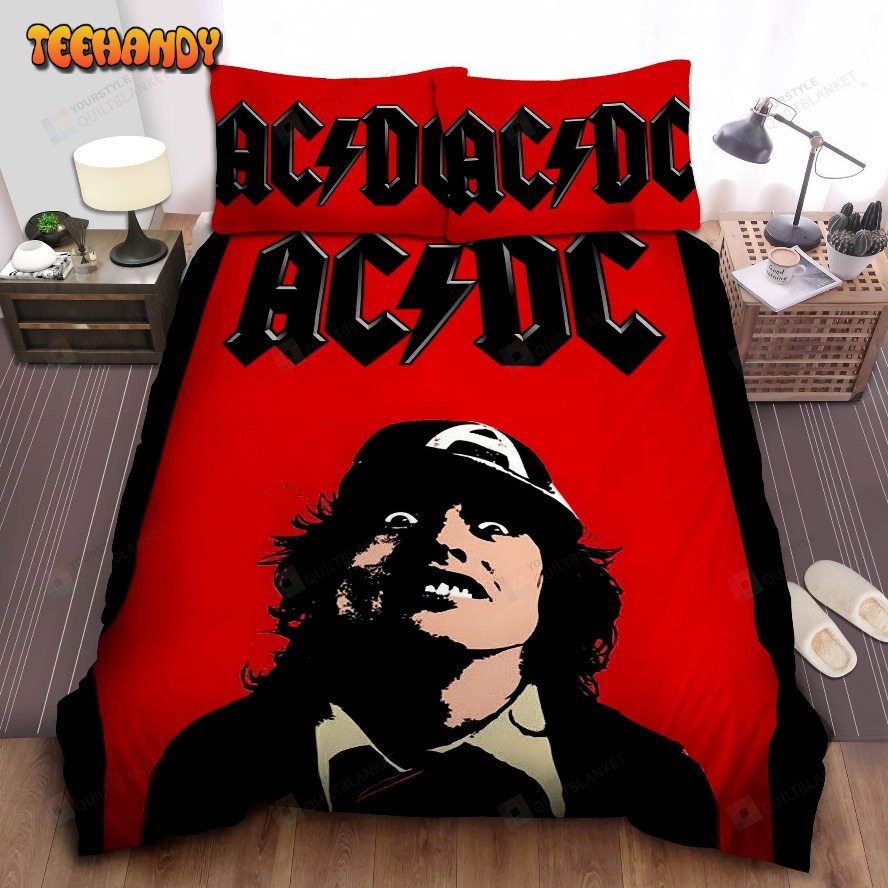 AcDc Lock Up Your Daughters Poster Comforter Duvet Cover Bedding Sets