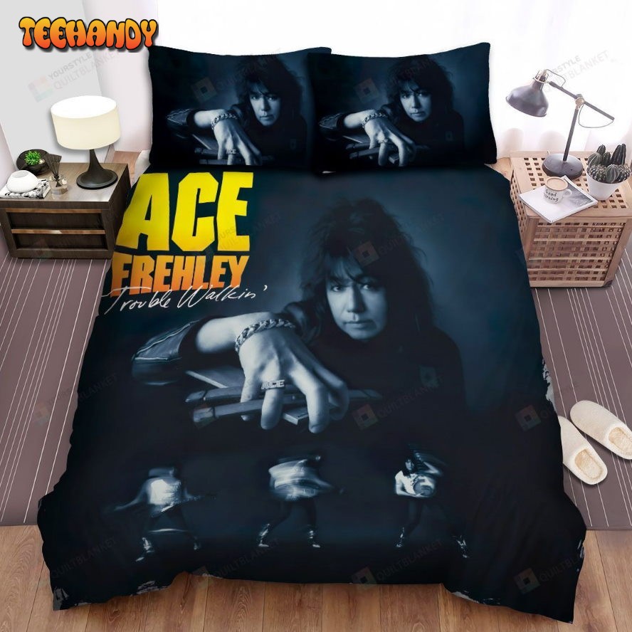 Ace Frehley Trouble Walkin’ Album Cover Comforter Bedding Sets