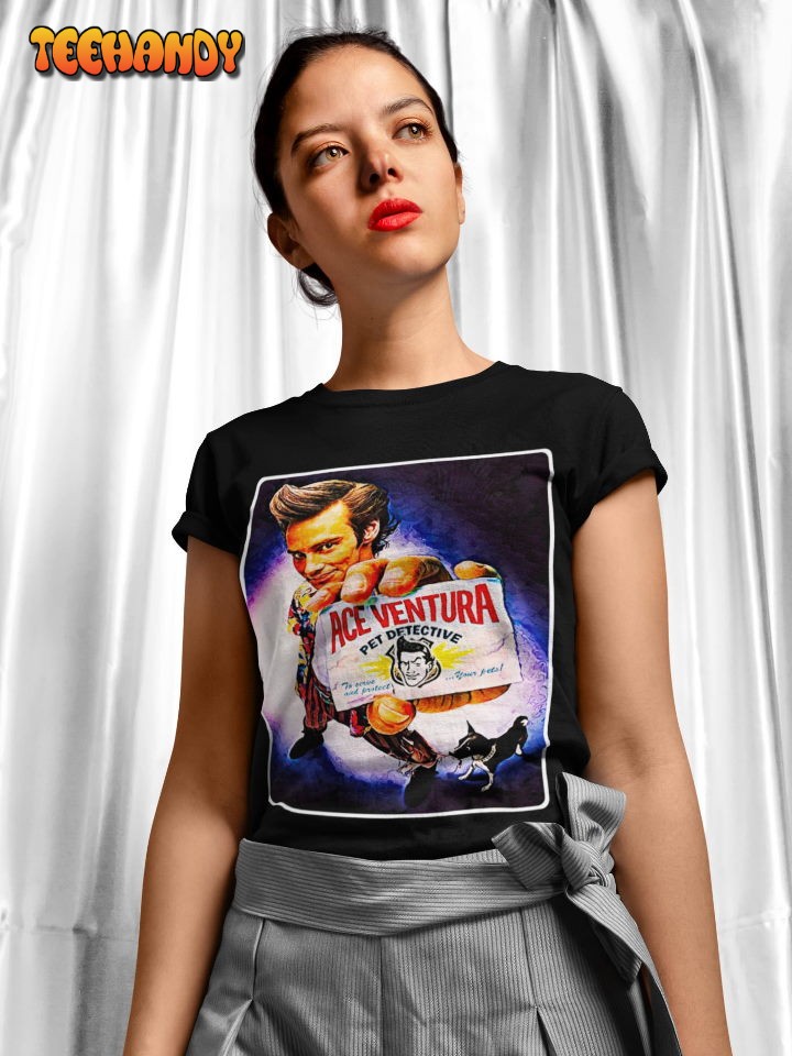 Ace Ventura Movie Poster T Shirt, 90s Movie Nostalgia Shirt