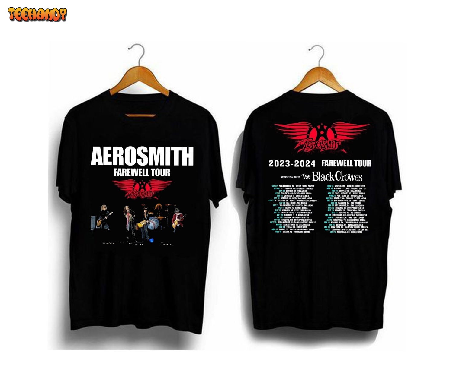 Aerosmith 2023-2024 shirt, Aerosmith 2023 Concert Shirt