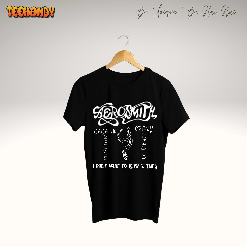 Aerosmith Music Band T-shirt, Classic Band Shirt, Retro Music Prints