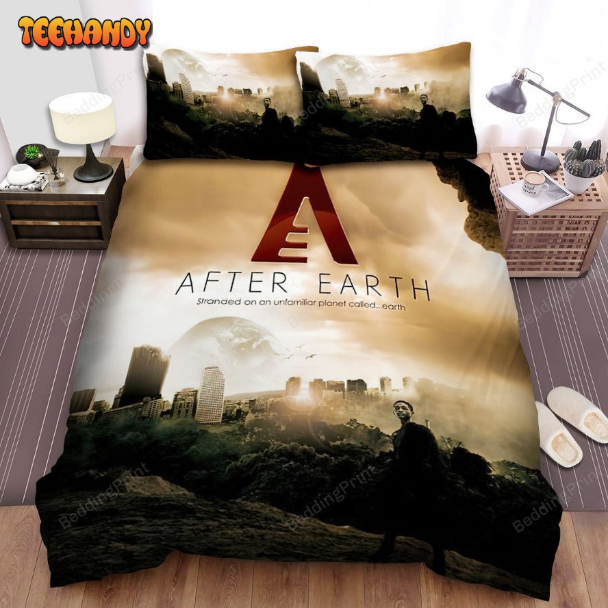 After Earth Movie Poster 3 Bed Sheets Duvet Cover Bedding Sets