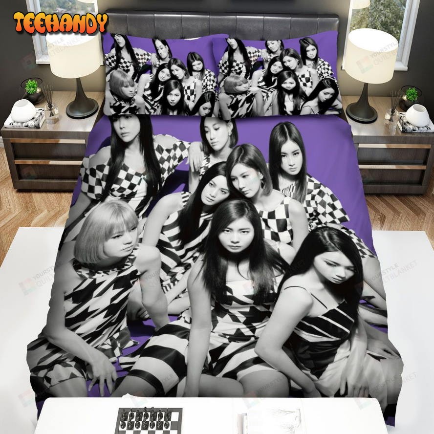 After School Dress To Kill Album Cover Purple Version Comforter Bedding Sets