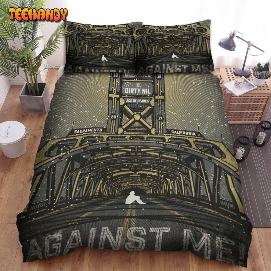 Against Me! Band The Dirty Nil Bed Sheets Duvet Cover Bedding Sets