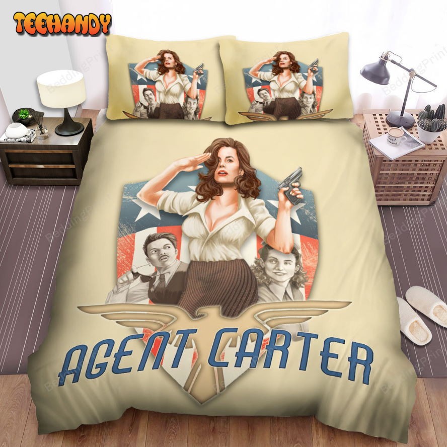 Agent Carter (2015–2016) Movie Digital Art 5 Bed Sheets Duvet Cover Bedding Sets