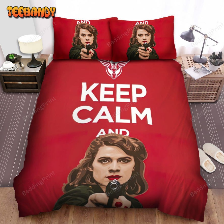 Agent Carter (2015–2016) Peggy Carter Poster Artwork Duvet Cover Bedding Sets