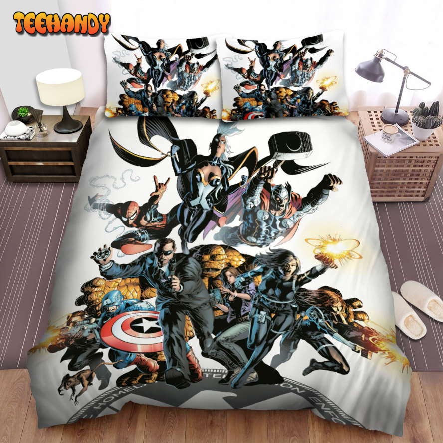 Agents Of S.H.I.E.L.D. Movie Digital Art 2 Spread Comforter Bedding Sets