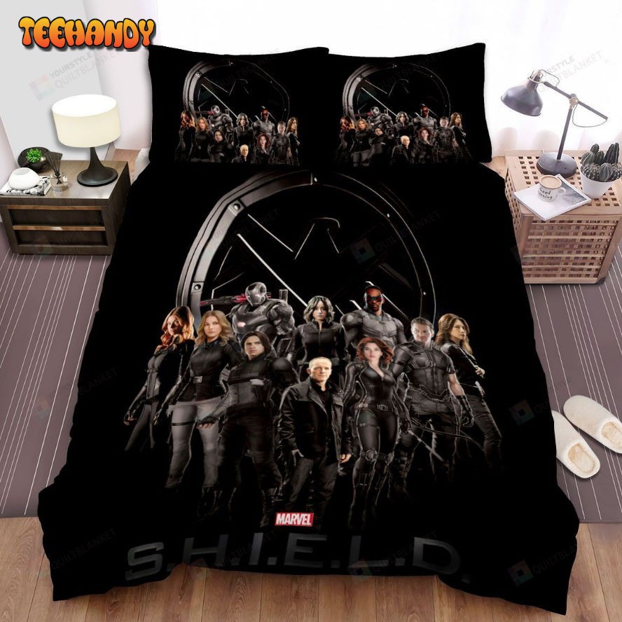 Agents Of S.H.I.E.L.D. Movie Poster 12 Spread Comforter Bedding Sets