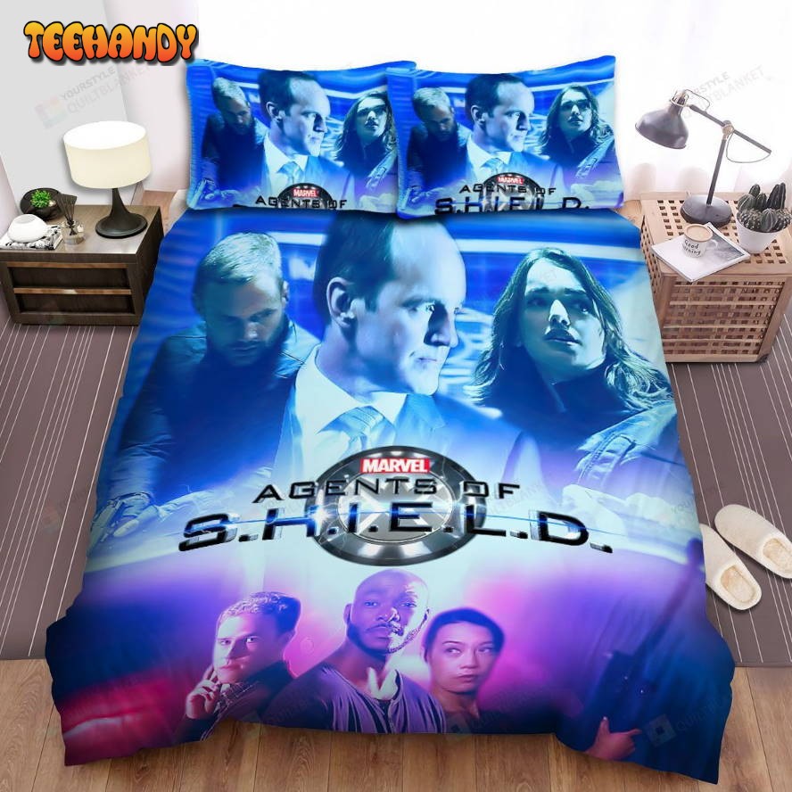 Agents Of S.H.I.E.L.D. Movie Poster 6 Spread Comforter Duvet Cover Bedding Sets