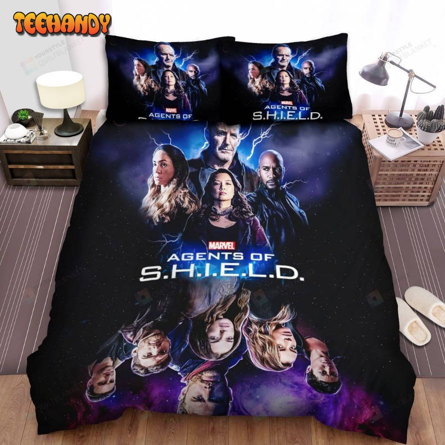 Agents Of S.H.I.E.L.D. Movie Poster 7 Spread Comforter Duvet Cover Bedding Sets