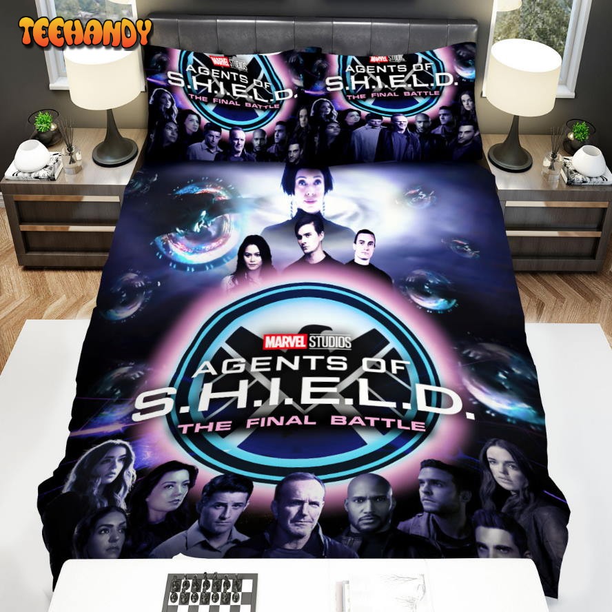 Agents Of S.H.I.E.L.D. Movie Poster 9 Spread Comforter Bedding Sets