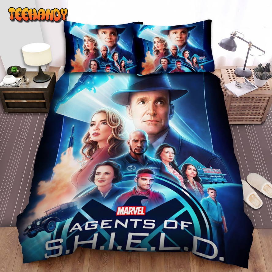 Agents Of S.H.I.E.L.D. Movie Poster Art Spread Comforter Bedding Sets