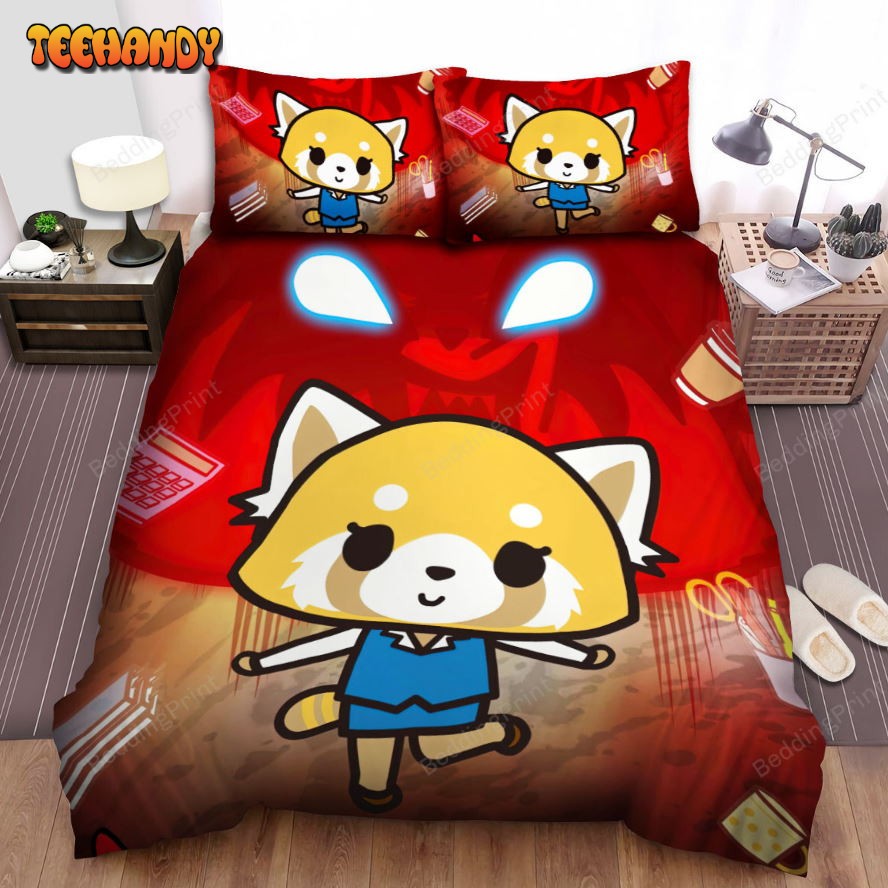 Aggretsuko Retsuko Solo Poster Bed Sheets Spread Duvet Cover Bedding Sets