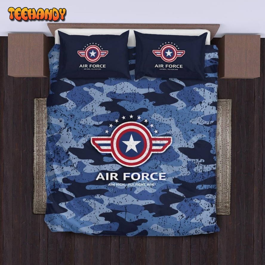 Air Force Bedding Set (Duvet Cover &amp Pillow Cases)